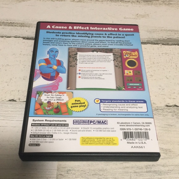 Lakeshore Quest For The Jewels computer learning Windows XP/Vista/Windows 7 - Picture 2 of 5